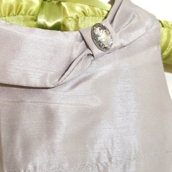 Gymboree Satin Ruffle Tiered Formal Holiday Dress - Picture 3 of 9